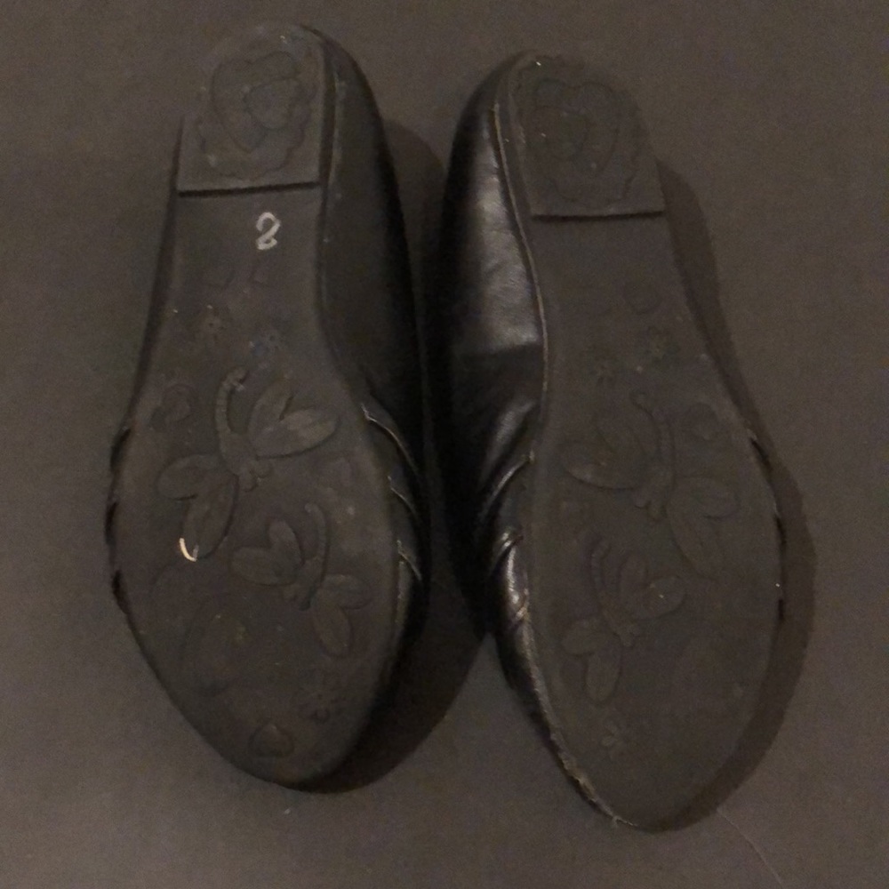 Simple Black and Gold Flats - Picture 3 of 3